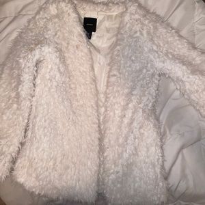 Faux fur cardigan/jacket